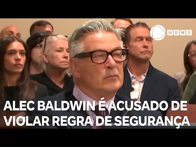 Ator Alec Baldwin é acusado de violar regras de segurança