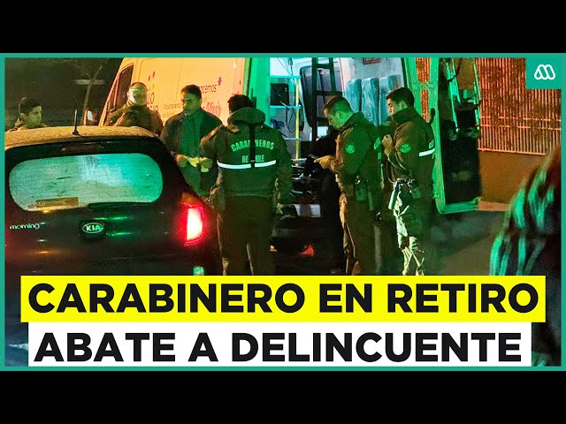 Carabinero en retiro abate a ladrón en Independencia