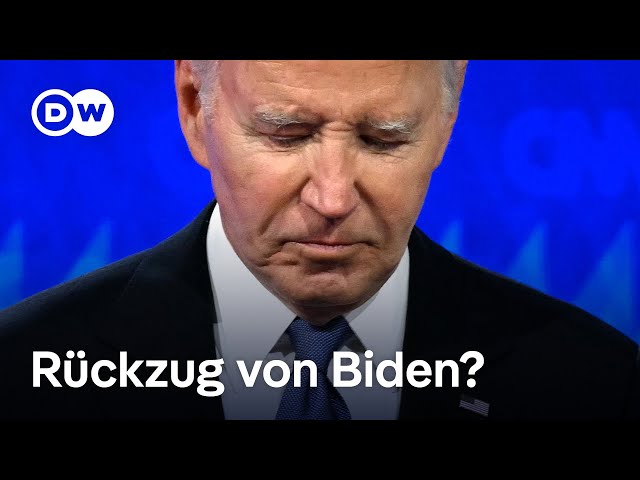 Druck auf Joe Biden wächst. Wird sich der US-Präsident als Kandidat der Demokraten zurückziehen?