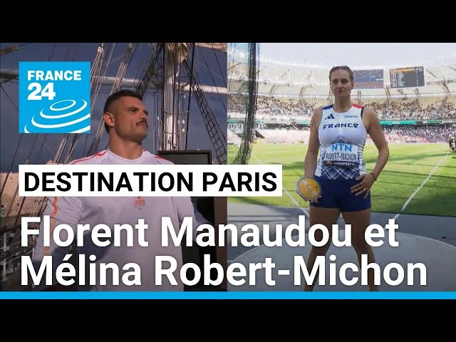 JO 2024 : Florent Manaudou et Mélina Robert-Michon, porte-drapeaux français ! • FRANCE 24