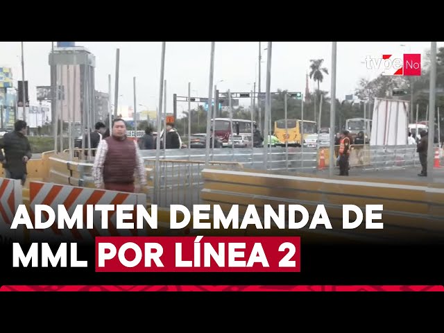 Línea 2 del Metro: PJ admite a trámite demanda de hábeas corpus de MML contra MTC