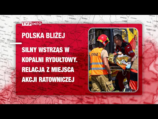 Silny wstrząs w kopalni Rydułtowy. Relacja z miejsca zdarzenia | POLSKA BLIŻEJ