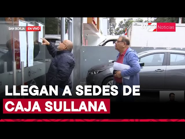 Caja Sullana: Ahorristas acuden a sede de Caja Sullana en San Borja tras intervención de SBS