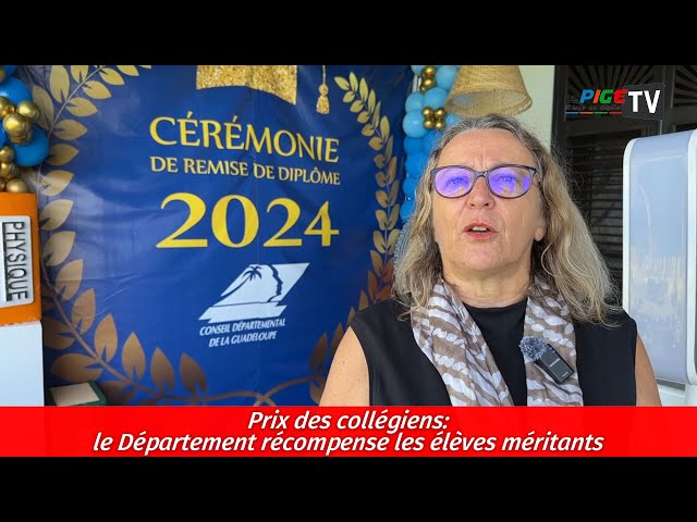 ⁣Prix des collégiens : le Département récompense les élèves méritants