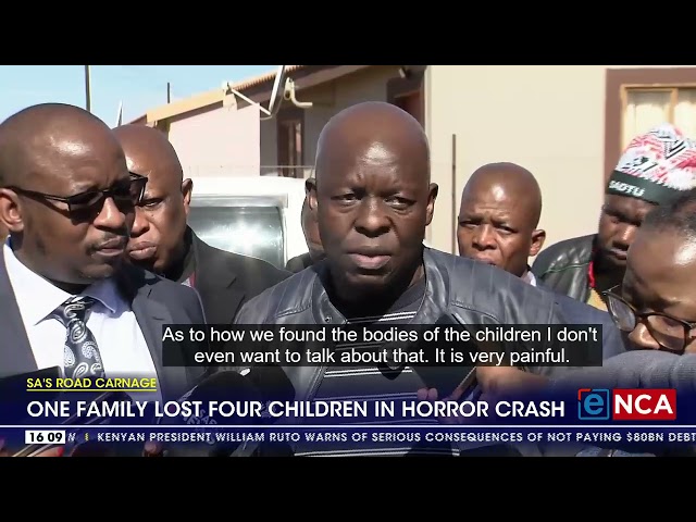 Carltonville Road Accident | Family of four children that died in the horror crash speak out