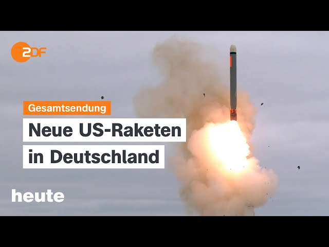 heute 19:00 Uhr vom 11.07.2024 Stationierung von US-Waffen, 5G-Netz, UNO-Weltbevölkerungstag