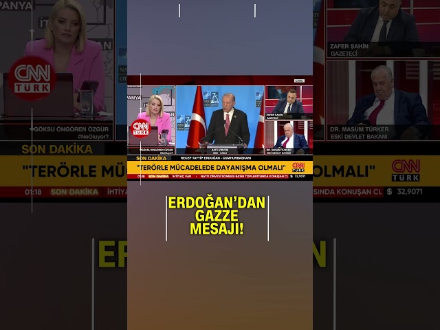 ⁣Erdoğan NATO'da Gazze Mesajı Verdi! "Filistin'e Kalıcı Barış Gelmeden Küresel Barışta