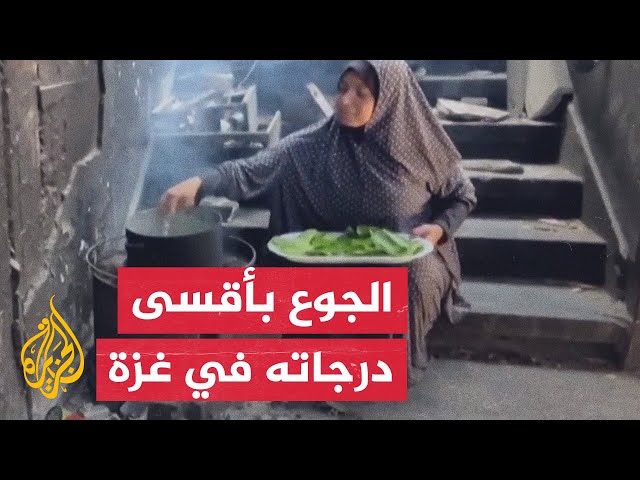 ورق التوت قوت يوم عائلة فلسطينية بسبب الحصار الإسرائيلي على غزة