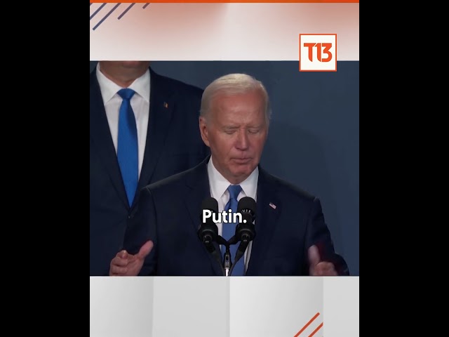 El incómodo momento en el que Joe Biden presentó a Zelenski como "el presidente Putin"