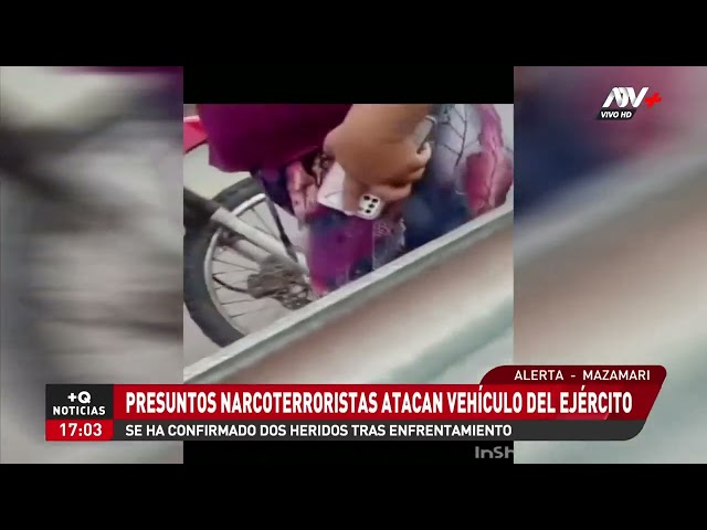 Dos heridos tras ataque de presuntos narcoterroristas a vehículo del Ejército en Mazamari