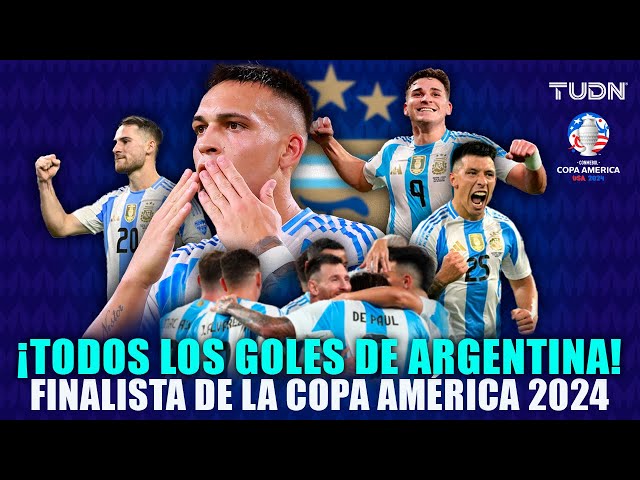 ¡El camino a la gran final!  TODOS LOS GOLES de Argentina hasta la final | TUDN