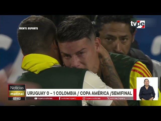 Colombia vence a Uruguay clasifica a la final de la Copa América