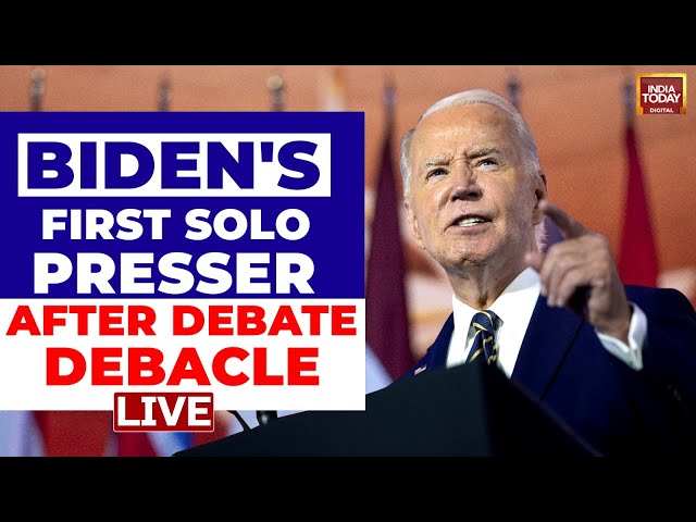 ⁣LIVE: US President Joe Biden Holds Unscripted Solo NATO Press Conference After Debate Debacle