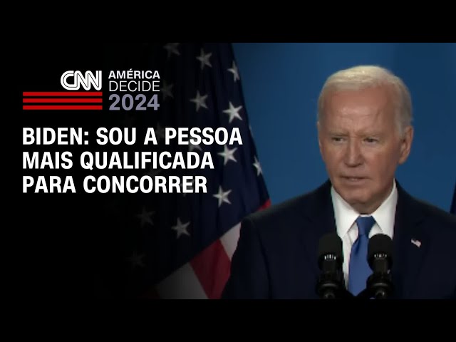 Biden: Sou a pessoa mais qualificada para concorrer | CNN PRIME TIME