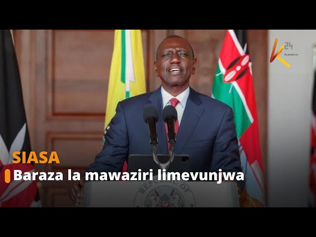 ⁣Rais Ruto avunja baraza la mawaziri na wizara zote zitakuwa chini ya makatibu wakuu