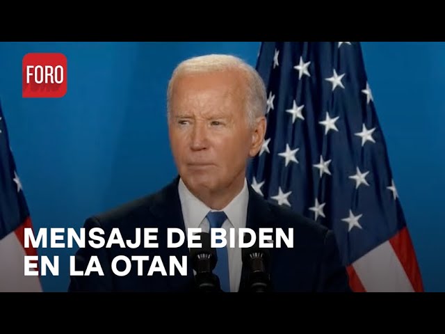 El presidente Joe Biden ofrece mensaje