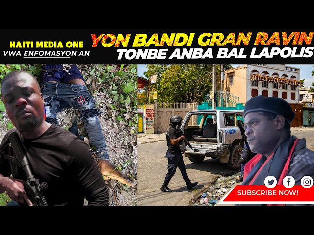 Yon bandi Gran Ravin Tonbe, Cheg Gang Babecue Panike Misye Pale Ak Polis La Normil Rameau