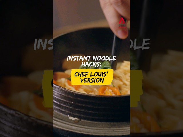 ⁣Instant noodle dish by Nae:um's Chef Louis Han