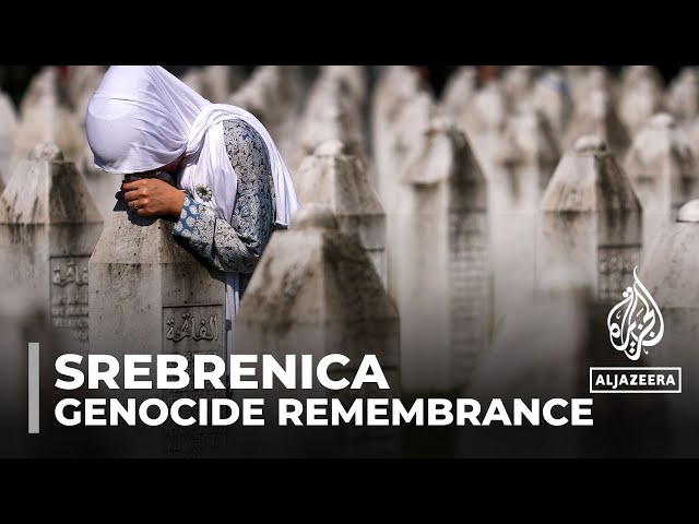 ⁣Remains of 14 Srebrenica victims buried 29 years after genocide