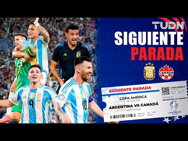 ⁣Siguiente Parada ✈️: Argentina logró el boleto a la Final venciendo con claridad a Canadá | TUDN