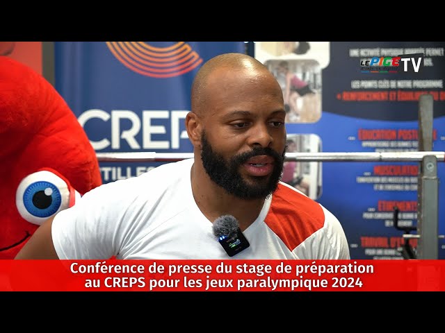 Conférence de presse du stage de préparation au CREPS pour les jeux paralympique 2024