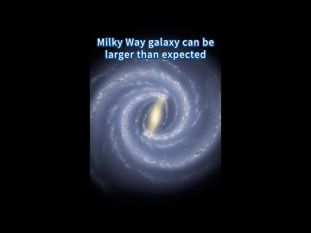 ⁣Milky Way galaxy can be larger than expected: study