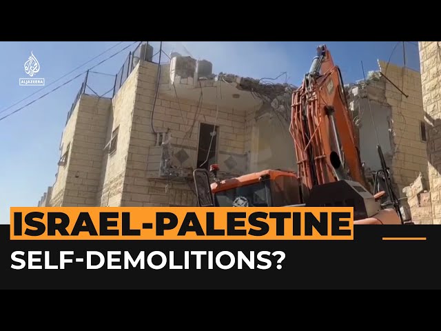 Israel is forcing more Palestinians to tear down their own homes | Al Jazeera Newsfeed