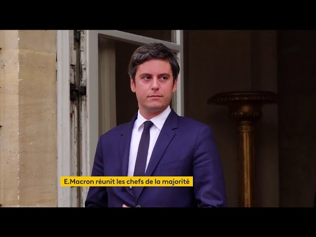 ⁣Assemblée nationale : Gabriel Attal officiellement candidat à la tête du groupe Renaissance