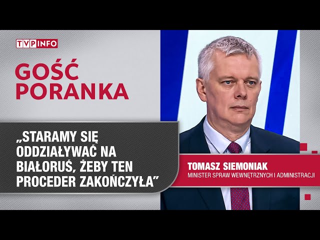 Siemoniak: chcemy uświadomić służbom rosyjskim, że ich działania są bezcelowe | GOŚĆ PORANKA