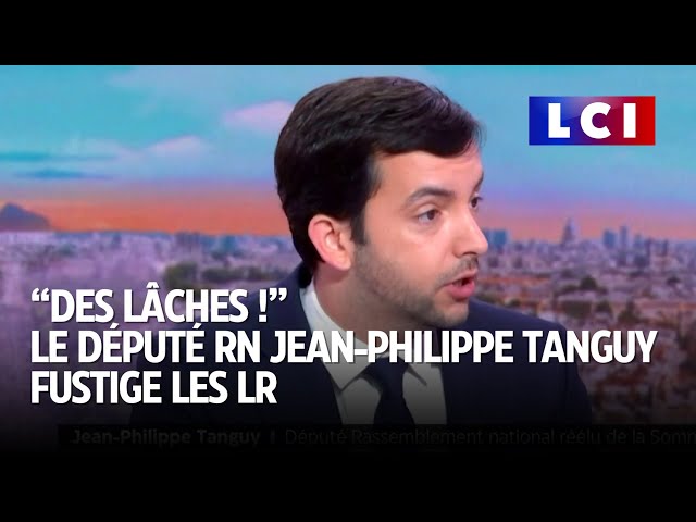 "Des lâches !" Jean-Philippe Tanguy s'en prend aux LR