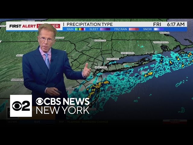 ⁣First Alert Weather: Umbrella will come in handy Friday in NYC