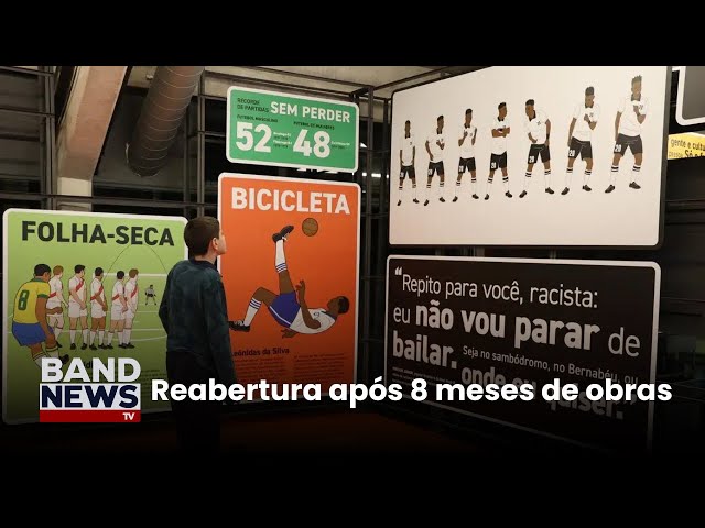 ⁣Museu do futebol é reaberto em São Paulo | BandNews TV