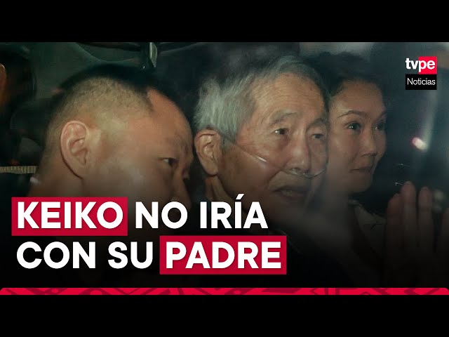 Alberto Fujimori: Keiko asegura que no acompañaría a su padre en plancha presidencial