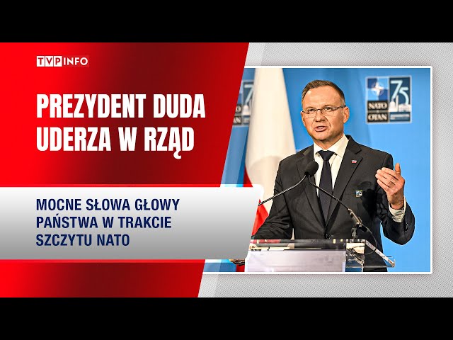 ⁣Prezydent Duda uderza w rząd. „Złodziej najczęściej krzyczy, że złodziej"