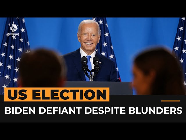 Mistakes and defiance from Biden at NATO news conference | Al Jazeera Newsfeed