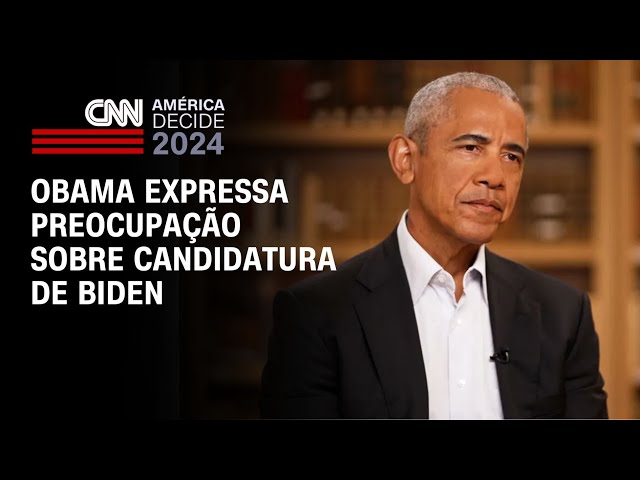 Obama expressa preocupação sobre candidatura de Biden | CNN NOVO DIA