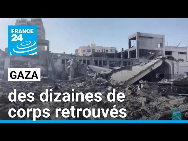 Gaza : des dizaines de corps retrouvés dans le nord de l'enclave • FRANCE 24