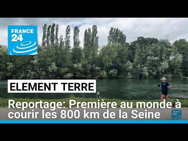 ⁣Elle est devenue la première personne au monde à courir les 800 km de la Seine • FRANCE 24