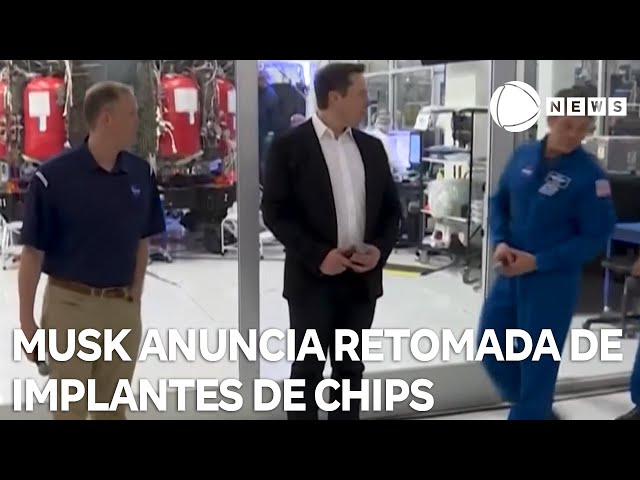 Elon Musk anuncia retomada de implantes de chips cerebrais