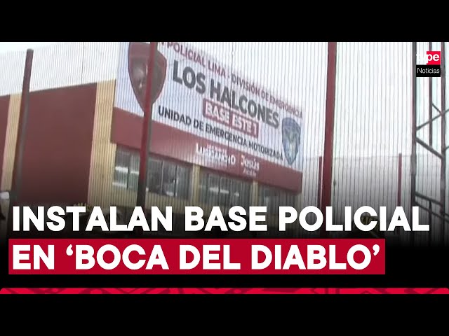 SJL: Ministro del Interior anunció instalación de base policial en 'Boca del Diablo' en Hu