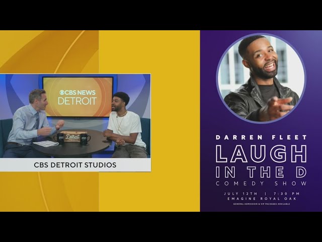 ⁣Laugh in the D featuring Darren Fleet comes to the Emagine Royal Oak