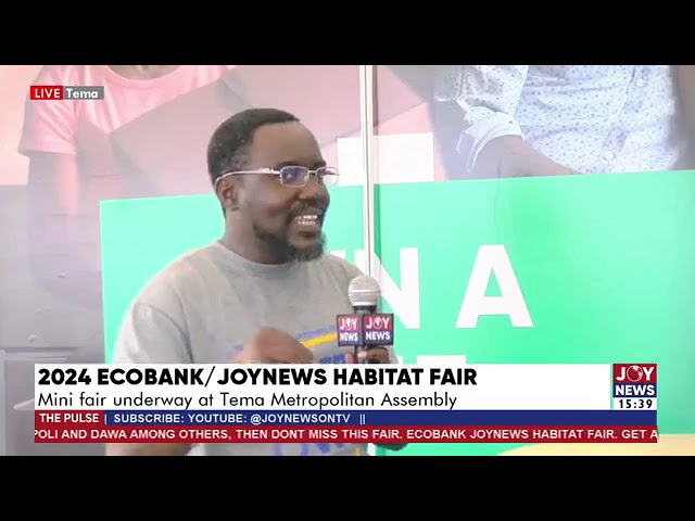 ⁣Mini fair of Ecobank-JoyNews Habitat Fair underway at Tema Metropolitan Assembly |  Pulse (12-7-24)