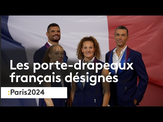 Paris 2024 : les premiers mots des porte-drapeaux de l'Equipe de France