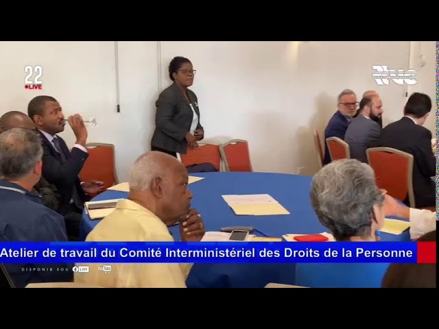 Atelier de travail du Comité Interministériel des Droits de la Personne (CIDP) #Rtvc #22Live #MS