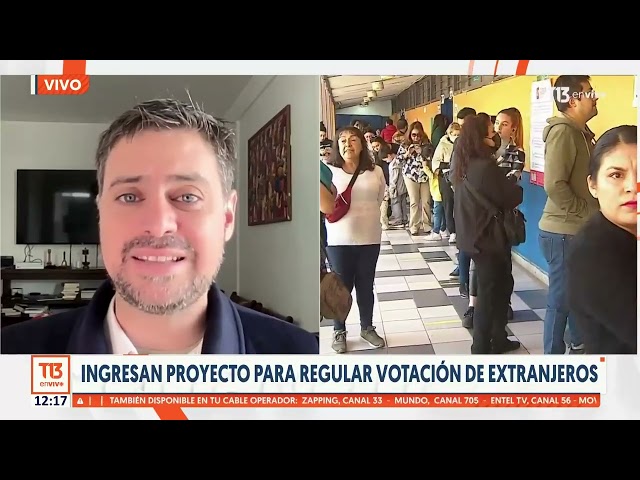 Ingresan proyecto para regular votación de extranjeros en Chile