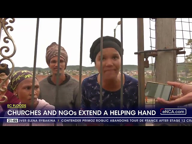 ⁣Church and NGOs extend a helping hand