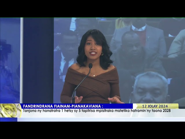 NY VAOVAO DU 12 JUILLET 2024 BY TV PLUS MADAGASCAR