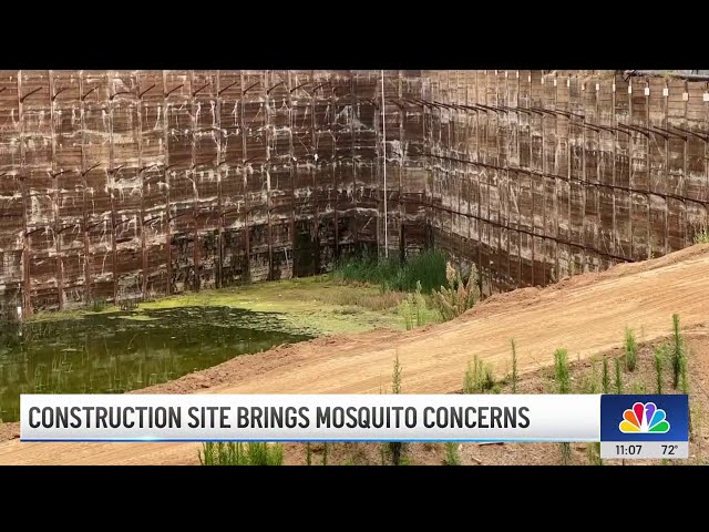 ⁣West Hollywood construction site raising concerns of attracting mosquitos