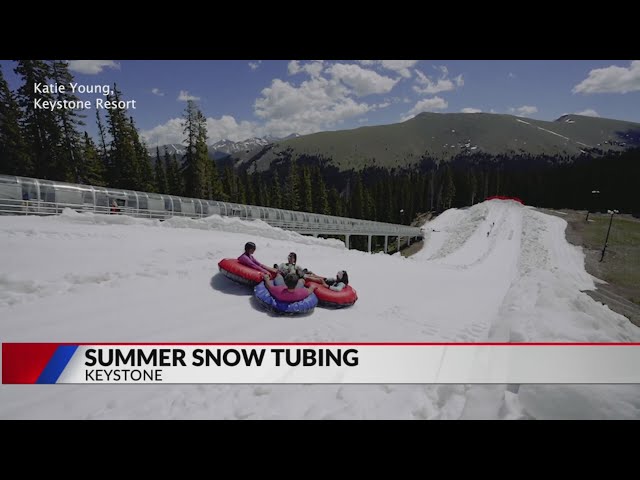 ⁣Yes, you can still go snow tubing in Colorado in the summer