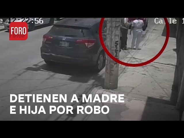 ⁣Detienen injustamente a madre e hija por robar una motocicleta en Neza - Las Noticias